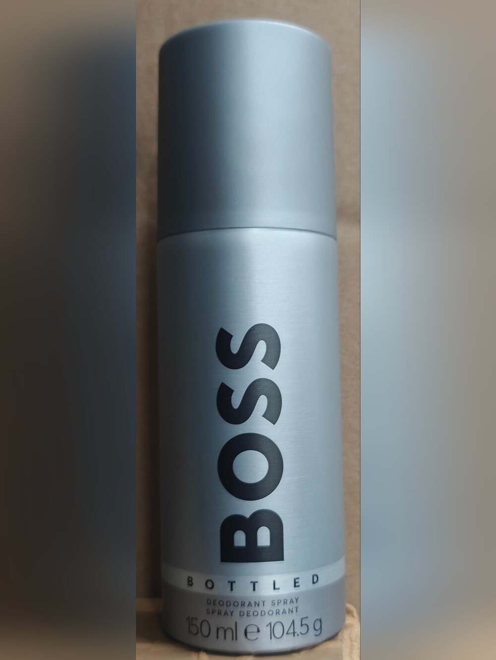 Hugo Boss Silver and Black Bottled Deodorant Spray
